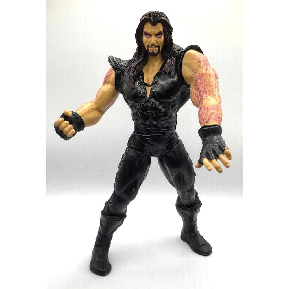 Vintage WWE The Undertaker Wrestling 7" Action Figure 1997 Titan Sports Jakks